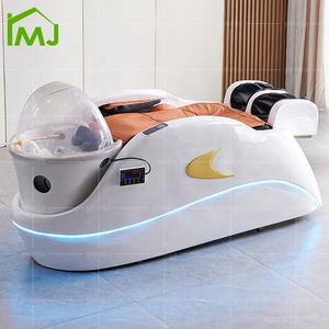 Hair salon electric massage head spa bed hair washing chair shampoo bed