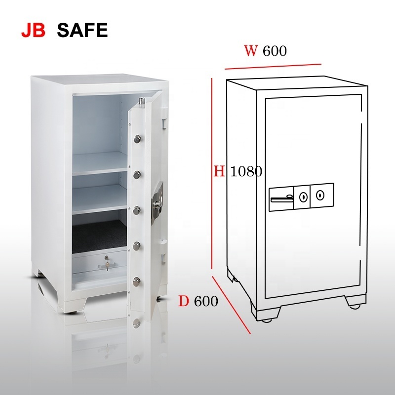 JB SAFE Box Fire Resistant Outside Hinge Safety Storage Office Caja De Seguridad Fuertes Coffre Fort Home Fireproof Safe Boxes