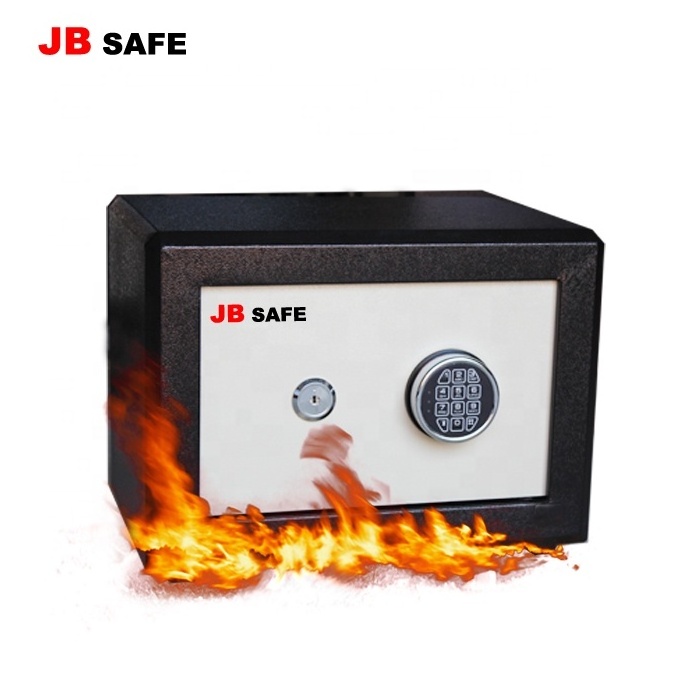 Double Coded File Document Fireproof Cabinet Hotel Jewellery Hidden Gun Mechanical Storage Fireproof Safe Deposit Box