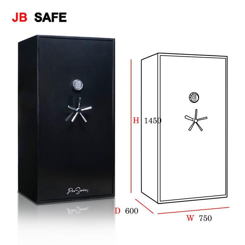 JB good quality and security large gun safes 105 kg  safe box