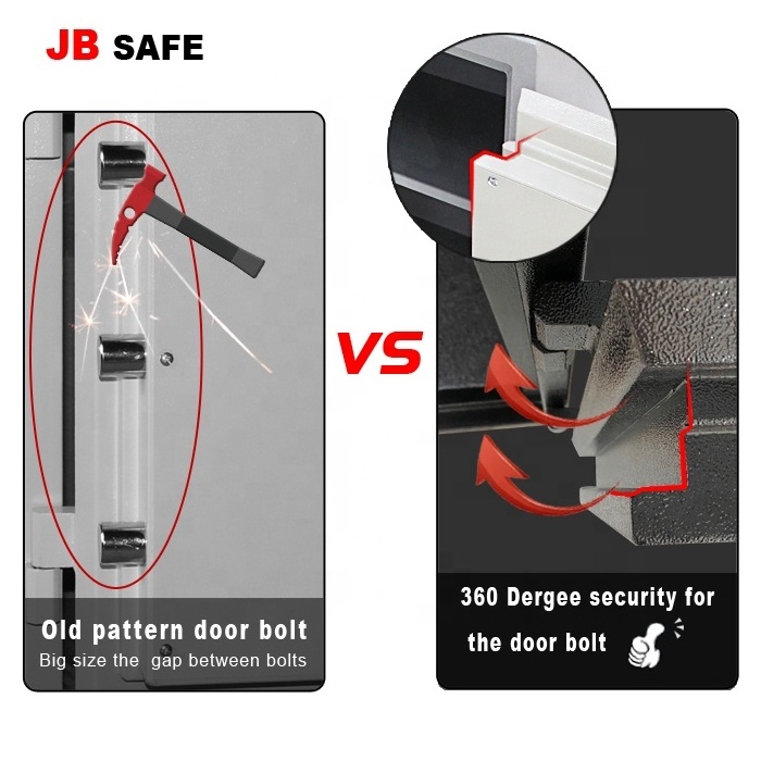 JB Wholesale  Large fireproof  safe two key lock double security safe box