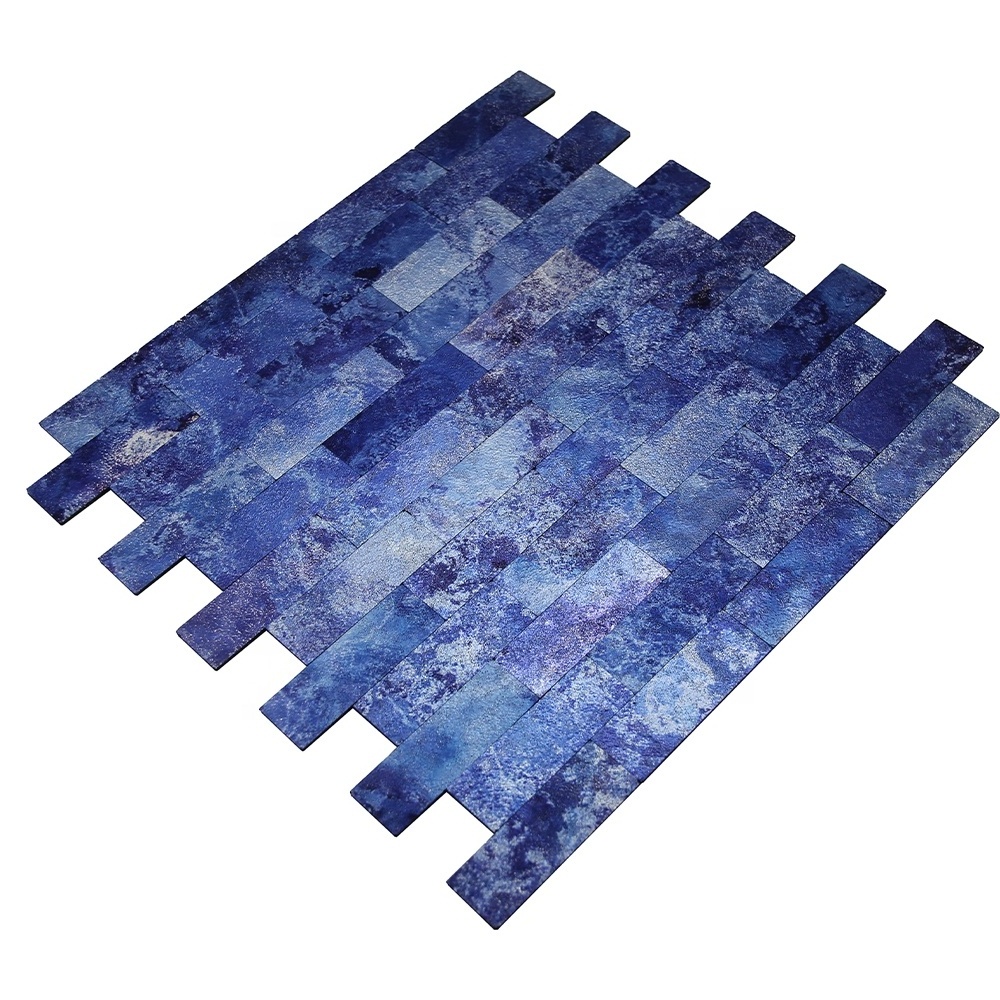 Interior Wall Peel and Stick Mosaic Tile Cheap Colorful kitchen backsplash bathroom Tiles