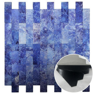 Interior Wall Peel and Stick Mosaic Tile Cheap Colorful kitchen backsplash bathroom Tiles