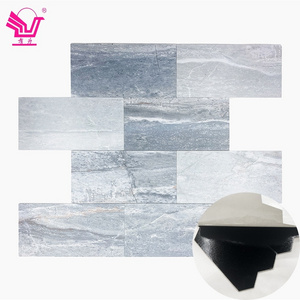 Marble Grain Self Adhesive Metal Mosaic Wall Kitchen Backsplash Peel And Stick Backsplash Mosaic Tile Pvc Waterproof