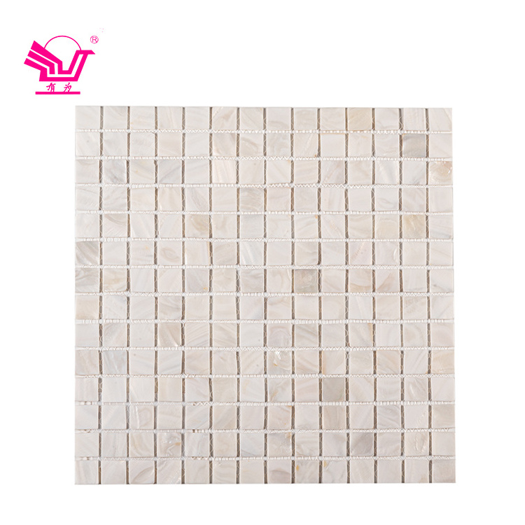 Kitchen Backsplash Shower Spa Bathroom White Natural Mother Of Pearl Brick Shell Mosaic Swimming Pool Shell Tile