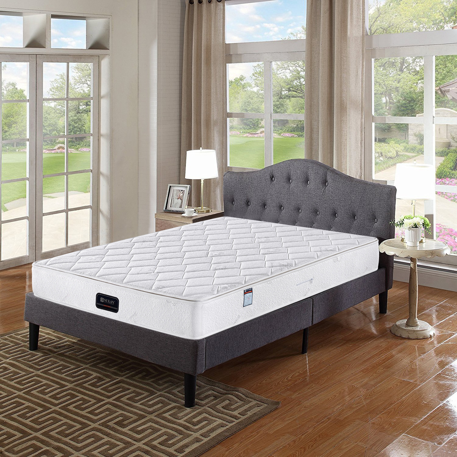 Factory Direct Sale Popular Independent Spring Mattress Completed With Rubber Latex Mattress For Adult