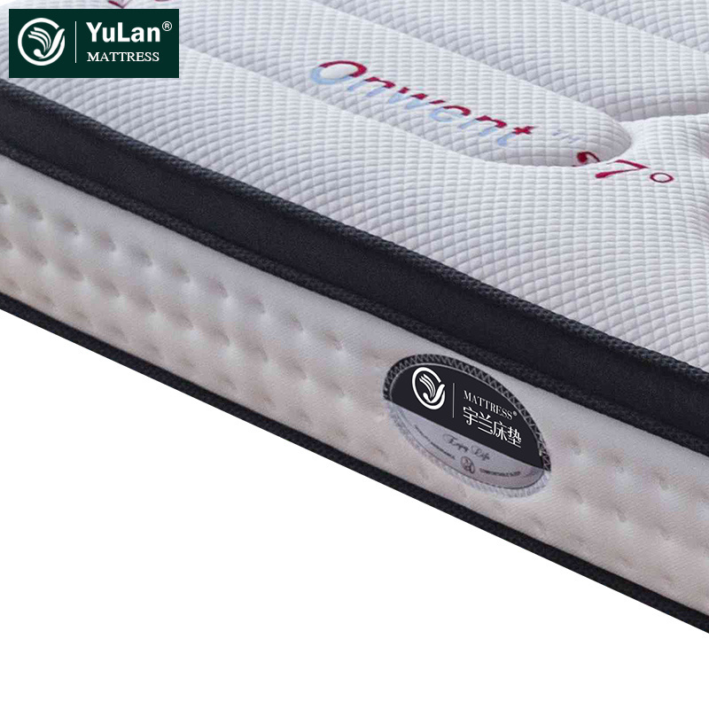 Bedding 8inch Natural Latex Queen Mattress, Individually Encased Pocket Coil Firm Supportive Naturally Cooling Non-Toxic Organic