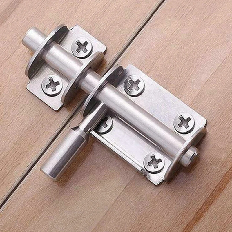 Home Security Insert Loaded Door & Window Bolts with Slide Locking Barrel Hardware Window Door Latches