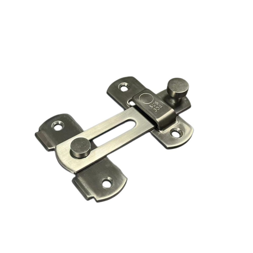 Gate Latch for Cabinet Bar Closet Shed Garage Pull Hardware Bolt Stainless Steel Sliding Barn Doors Lock