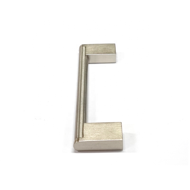 Stainless Steel Pipes with Zinc Alloy Base Cabinet Handle Modern Furniture Drawer Handle Long Shape Cabinet Pull