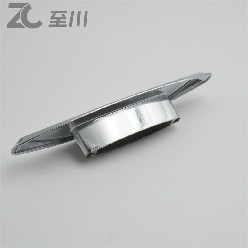 Decorative Chrome Leaf Shape Knob Door Handle Cabinet Drawer Cupboard Pull Dresser Kitchen Single Hole Knobs Handles