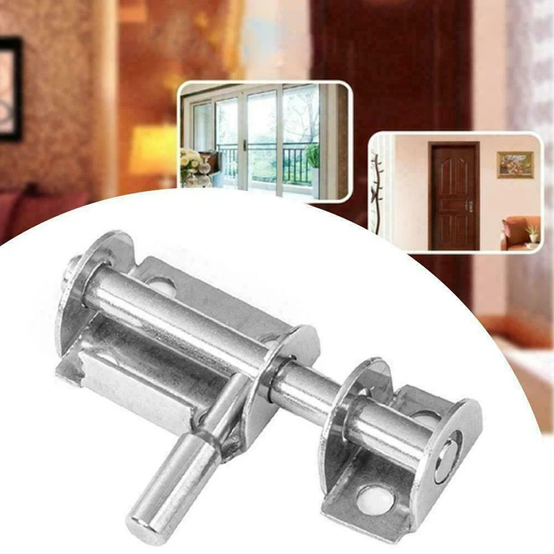 Home Security Insert Loaded Door & Window Bolts with Slide Locking Barrel Hardware Window Door Latches