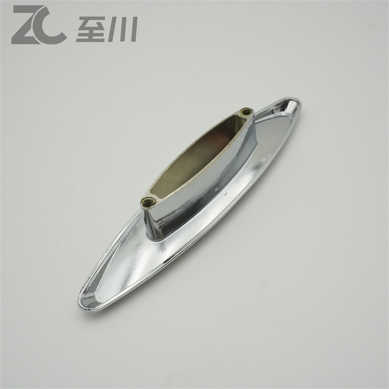 Decorative Chrome Leaf Shape Knob Door Handle Cabinet Drawer Cupboard Pull Dresser Kitchen Single Hole Knobs Handles