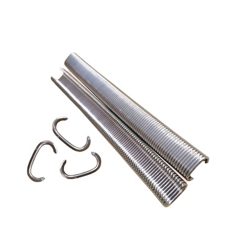 C24/ HR23 Stainless Steel c hog rings staples for FENCING GRID