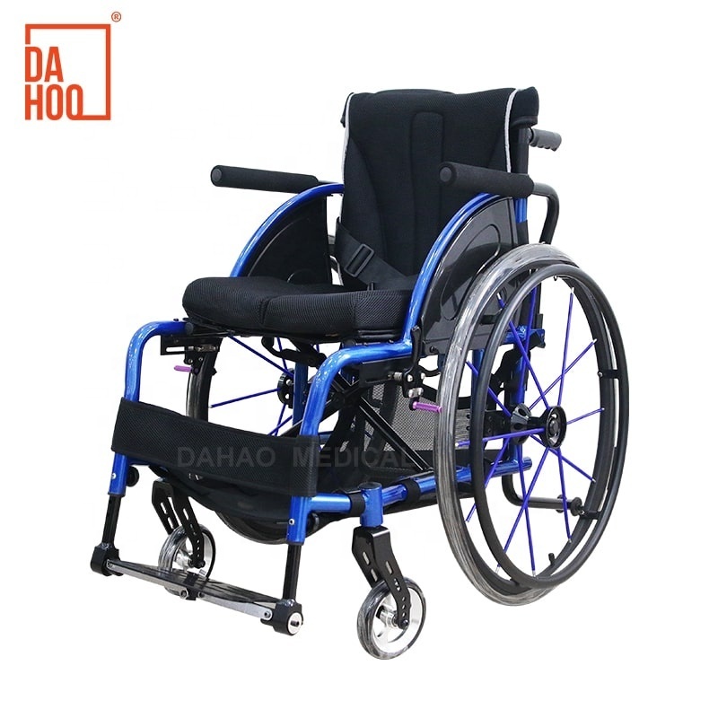 Big Wheel Lightweight Manual Sport Wheel Chair Leisure Wheelchair for Handicapped