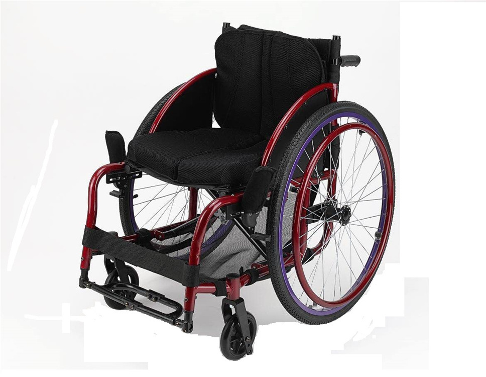 Big Wheel Lightweight Manual Sport Wheel Chair Leisure Wheelchair for Handicapped