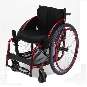 Big Wheel Lightweight Manual Sport Wheel Chair Leisure Wheelchair for Handicapped