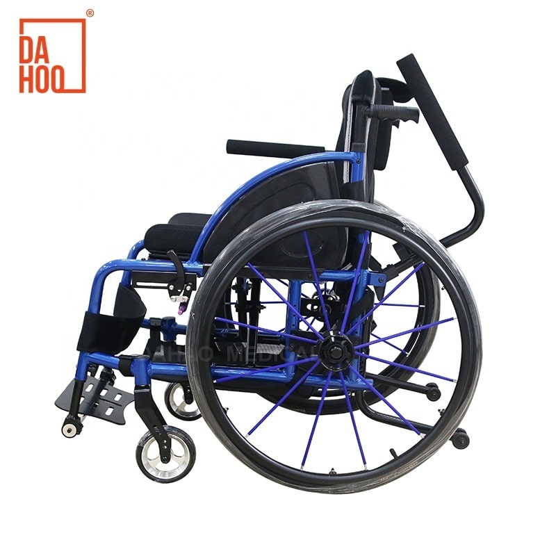 Big Wheel Lightweight Manual Sport Wheel Chair Leisure Wheelchair for Handicapped