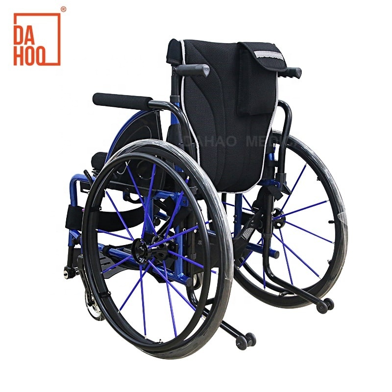 Big Wheel Lightweight Manual Sport Wheel Chair Leisure Wheelchair for Handicapped