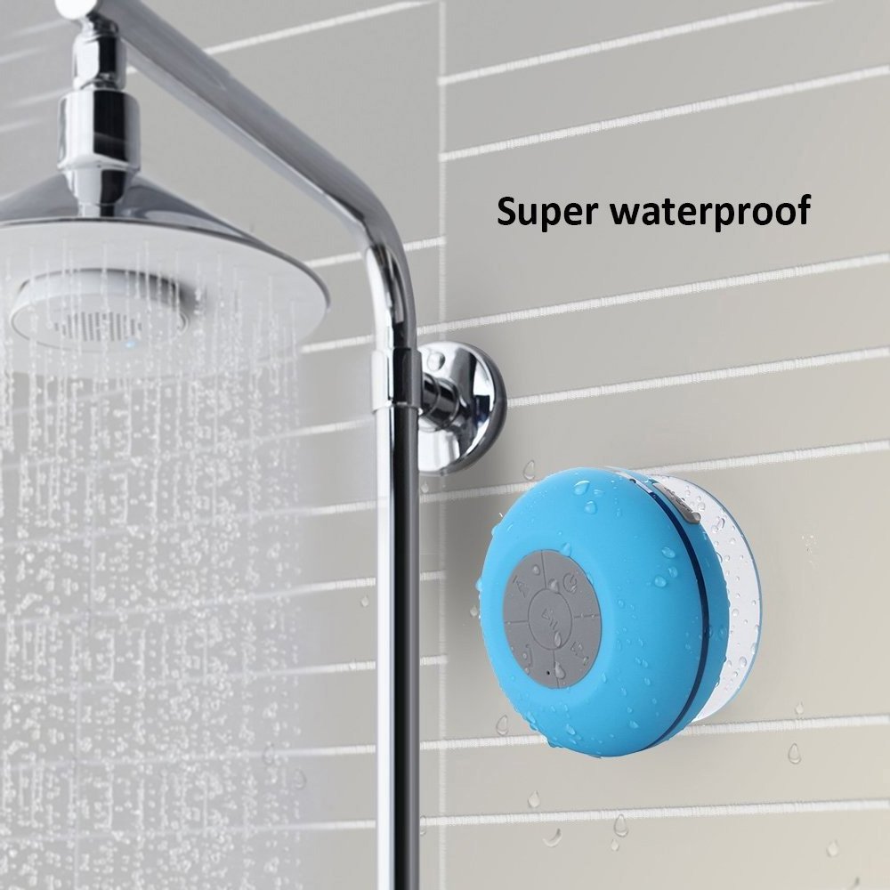 High Quality Subwoofer Shower Wireless Waterproof Speaker Bts06 With Audio System Portable Mobile Phone Wireless Mini Speaker