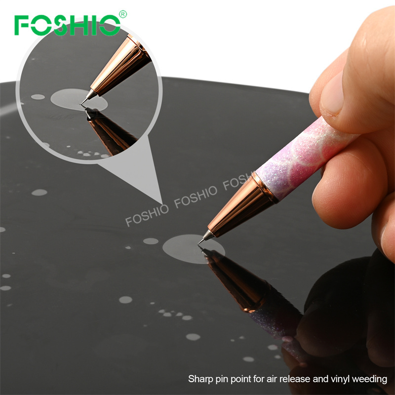 Foshio Customize Art Craft Vinyl Weeding Pen For Vinyl Crafts With Needle