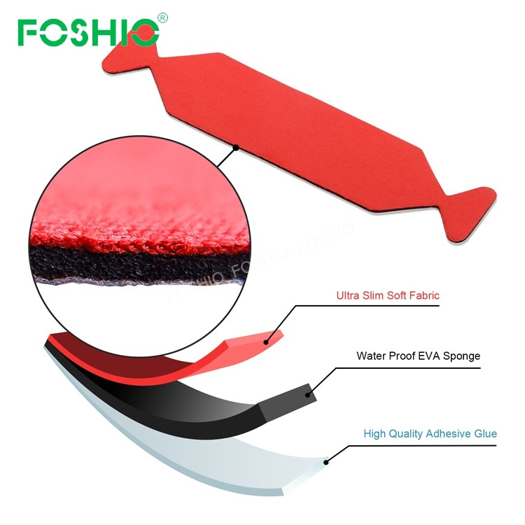 Foshio Customize Auto Vinyl Wrap Tool Window Tint Fabric Felt Edge For Squeegee