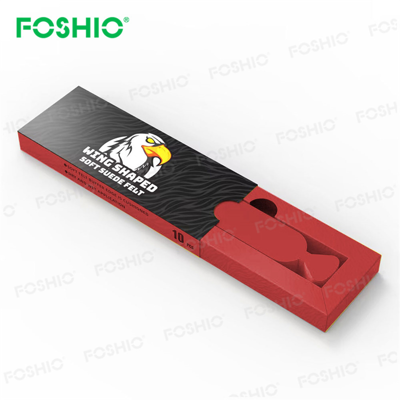 Foshio Customize Auto Vinyl Wrap Tool Window Tint Fabric Felt Edge For Squeegee