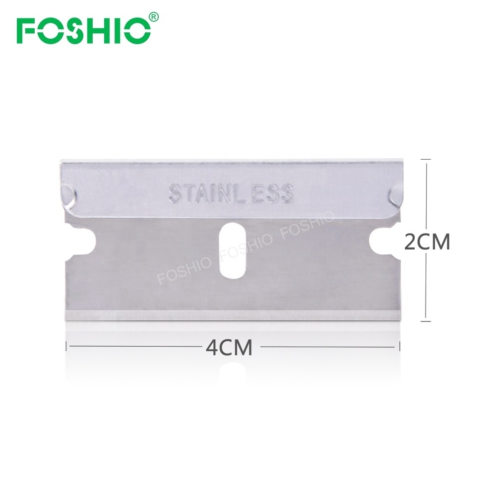 100 PCS 1.5 Inch Scraper Blade Stainless Steel Razor Blade