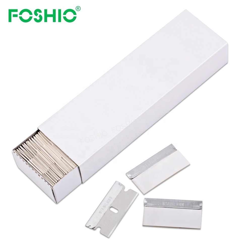 100 PCS 1.5 Inch Scraper Blade Stainless Steel Razor Blade