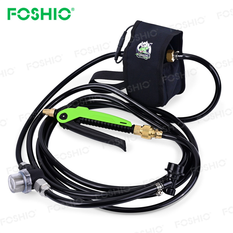 Foshio Customize 4 Meter Hose Electric Spray System Water Pump High Pressure Tank Washer Ppf Tpu Window Tint Keg Sprayer