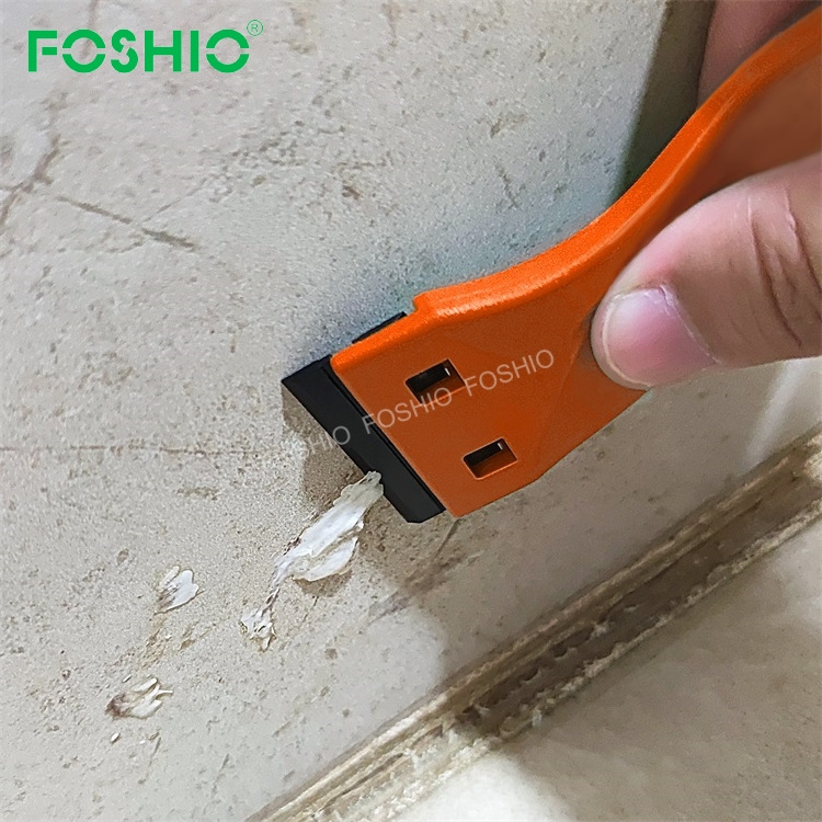 FOSHIO Customize Sample Glue Removal Tool Kitchen Oven Ceramic Cleaning Plastic Razor Scraper