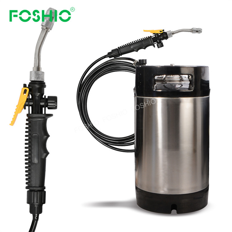 Foshio Car Wash Long Hose Water Hose With Spray Gun Nozzle