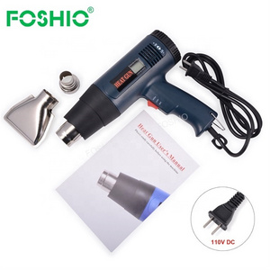 Adjustable Hot Air Heat Gun US EU Plug Temperature Digital Display Vinyl Portable Shrink Heat Gun