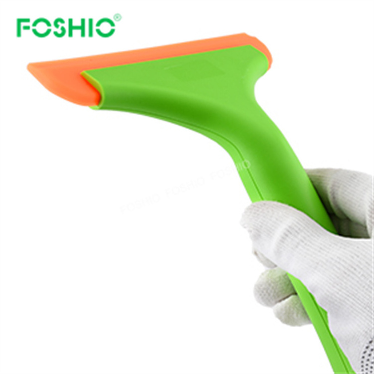 Foshio Customize Logo PPF Wrap Tool Silicone Water Wiper Rubber Squeegee Car Water Scraper