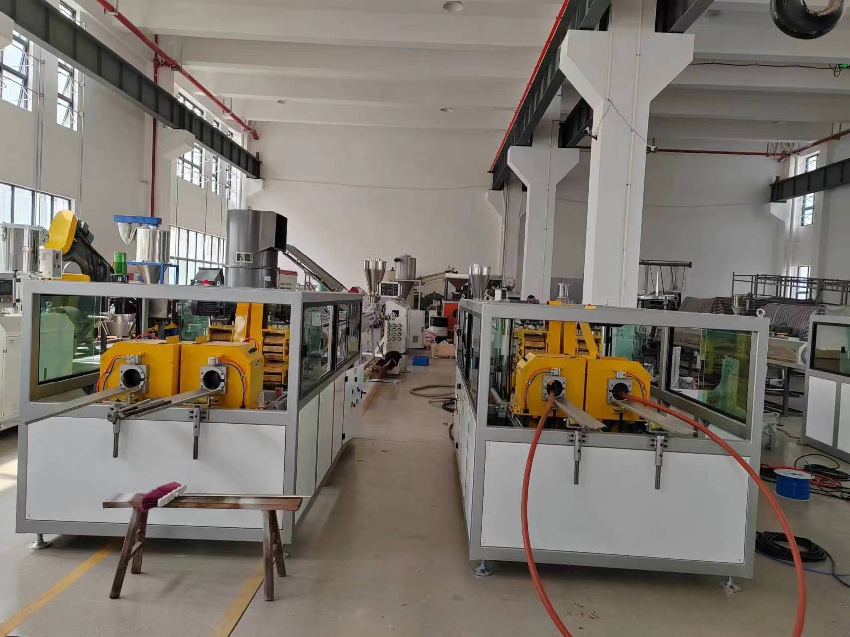 Fosita Automatic 50 200mm Plastic PVC UPVC CPVC Drain Pipe Making Machine Line De Production PVC Pipe