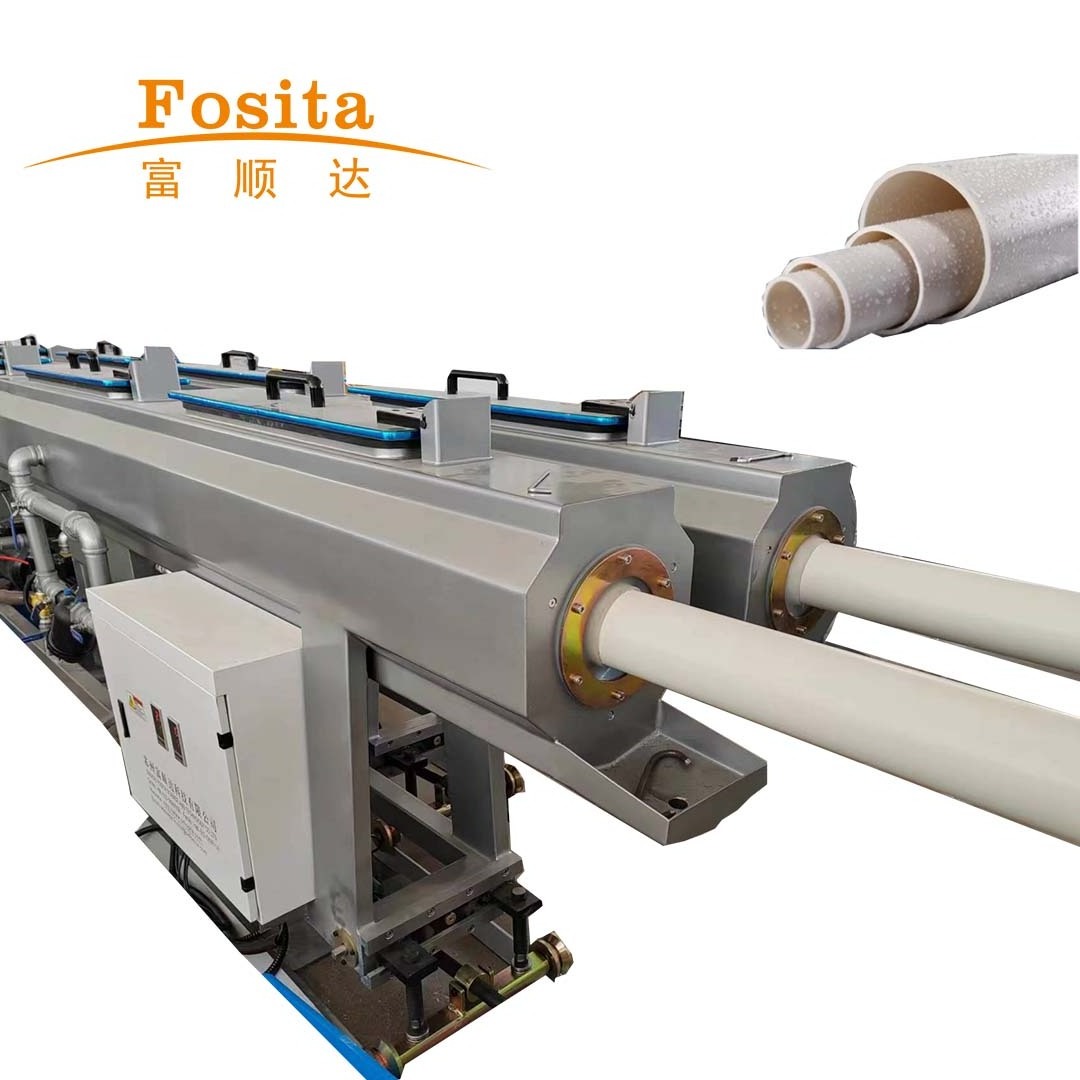 Fosita Automatic 50 200mm Plastic PVC UPVC CPVC Drain Pipe Making Machine Line De Production PVC Pipe