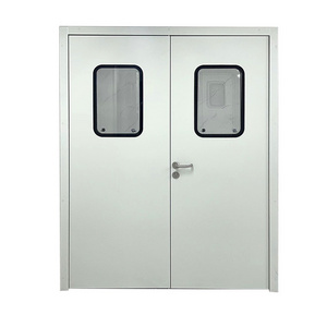 Hot Sales Steel Hospital Doors Double Door for Corridor Hospital Metal Door