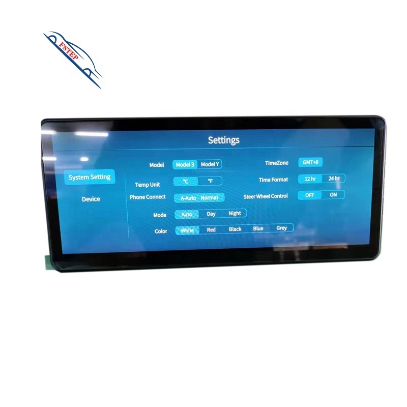 Factory High quality car touch screen style console digital lcd display dashboard fit for tesla model 3 meter instrument