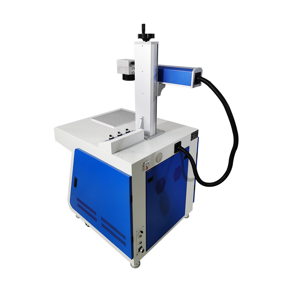 20W 30W 50W 70W zippo lighter Fiber Laser Marking Machine for Logo Printing Pattern Mark with Computer