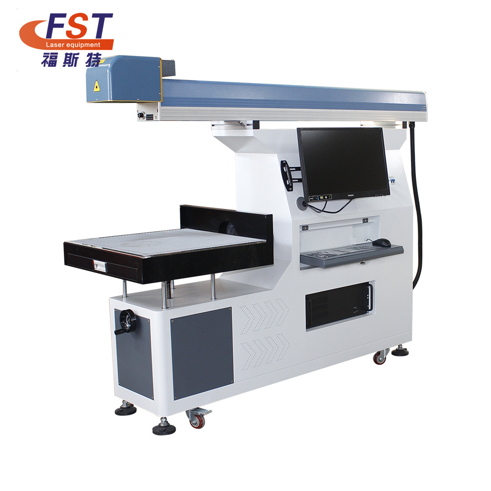 large format dynamic galvo 60w 80w 100w co2 laser marking machine mini laser engraving machine for pen