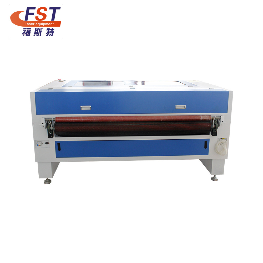 China factory 60w 80w 100w 130w 150w 1610 co2 auto feeding laser cutting machine wood plastic paper CNC laser engraving machine