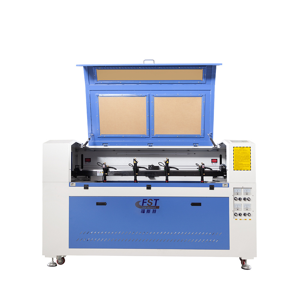 High speed laser engraving machine 100w 80W 60W FST-1390 co2 Plastic plywood digital laser cutting machine europe