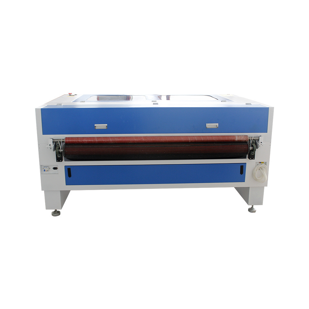 China factory 60w 80w 100w 130w 150w 1610 co2 auto feeding laser cutting machine wood plastic paper CNC laser engraving machine