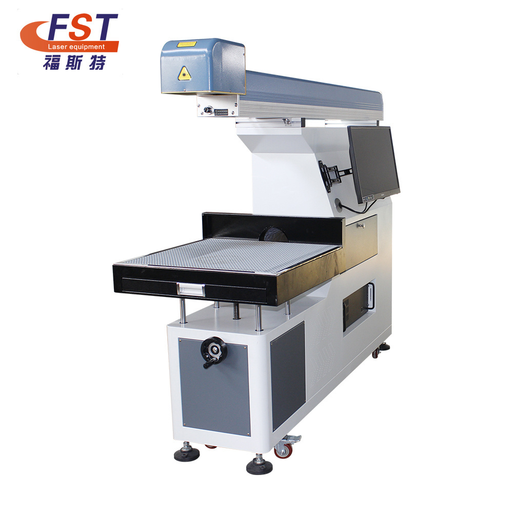 large format dynamic galvo 60w 80w 100w co2 laser marking machine mini laser engraving machine for pen