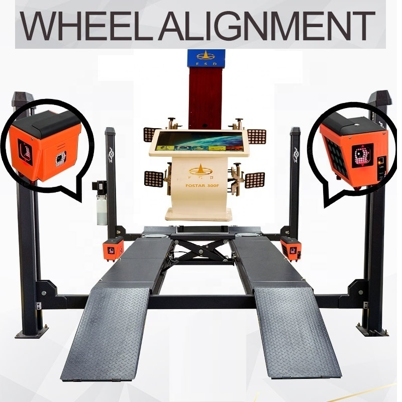 FOSTAR 5D wheel alignment exhibited at the 135th Canton Fair of ISO CE