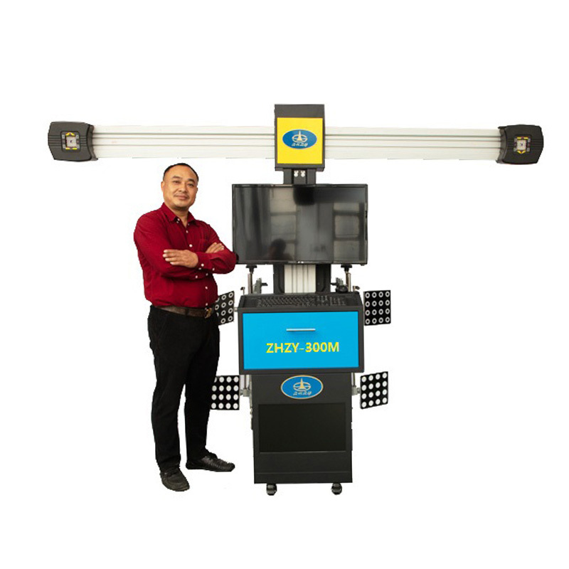 Fostar CE Certificated Garage High Quality  Movable Single Screen Hd Camera 3D Wheel Alignment Lift Car Wheel Aligment Machine