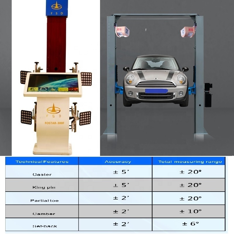 FOSTAR 5D wheel alignment exhibited at the 135th Canton Fair of ISO CE