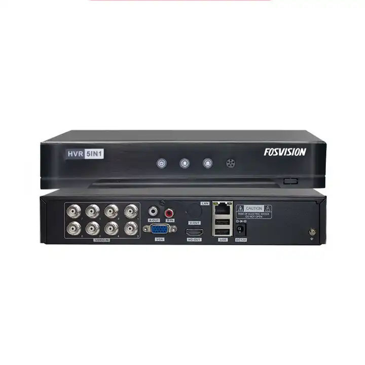 fosvision DVR 8channel  Hybrid 265 5MP 1080P 8ch cctv ahd DVR recorder p6spro for home security AHD video recorder