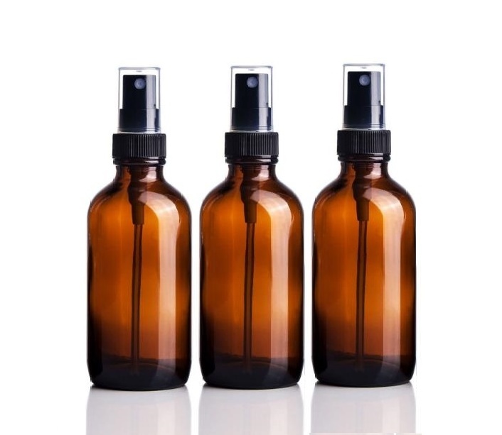 glass perfume sample bottle 15ml 20 ml 30ml 50ml 100 ml Brown Amber Glass cosmetic bottle with mist spray pump