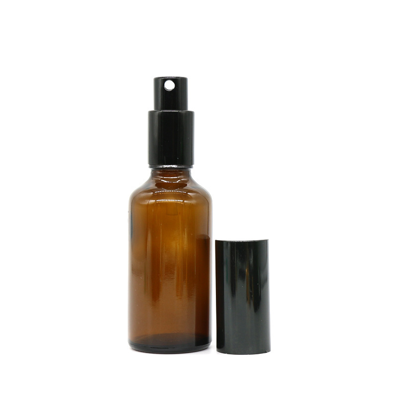 glass perfume sample bottle 15ml 20 ml 30ml 50ml 100 ml Brown Amber Glass cosmetic bottle with mist spray pump